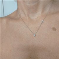 Collana Damiani Donna Veramore in Oro bianco Diamante 0.24 Ct 20055860 - 20055860